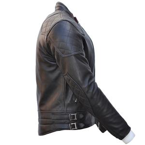 Men's High Quality Windproof Genuine Leather <b>Jacket</b> for Summer & Winter Outdoor Activities <b>Plus</b> <b>Size</b> Motorbike Racing Wear - Product Image 3