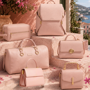 Ensemble de sacs à main pour femmes tendance en cuir PU, sac fourre-tout à poignée supérieure, sac à bandoulière, sac de voyage, trousse de toilette, collection - Product Image 4