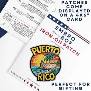 Patch Héritage Porto Rico, Cool Porto Rico - Product Image 4