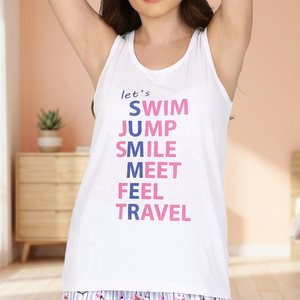 Women's Printed Tank <b>Top</b> From Bangladesh Factory - Product Image 2