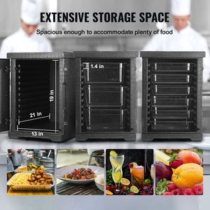 Contenitore Termico per Alimenti a Caricamento Frontale da 82 Qt in LLDPE con Doppia Chiusura a Fibbia per Catering - Product Image 4