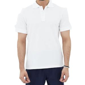 Polo de Hombre de Alta Calidad 100% Algodón, Camisas Casuales de Manga Corta con Logotipo Personalizado, Cuello Mao, Servicio OEM, Polo Personalizado para Hombre - Product Image 4