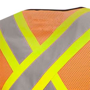 Gilet de sécurité unisexe de haute qualité, best-seller, pour la construction et la circulation, avec plusieurs poches personnalisées, gilet de travail réfléchissant - Product Image 3