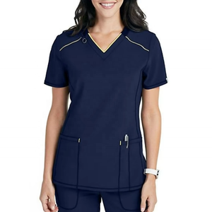 OFERTA ESPECIAL: Camisa de Uniforme Médico a Precio de Fábrica - Uniformes Médicos - Color Azul Marino - Product Image 4