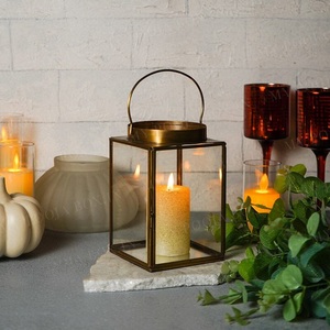 High Demand Look Handmade Eco-Friendly Iron <b>Glass</b> Lanterns Christmas Valentine's Day Home Decoration Durable Lanterns - Product Image 3