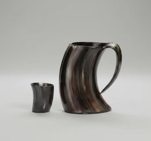 Taza Rústica de Cuerno de Búfalo, Hecha a Mano con Materiales Naturales, Textura Única y Elegante, Regalo Perfecto, Elección del Coleccionista - Product Image 5
