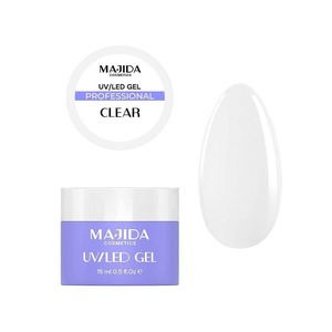 มาจิดา ยูวี แอลอีดี เจลใส 15 มล. เจลทาเล็บสำหรับมืออาชีพ - Product Image 1