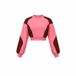 Women's Winter Knitted Casual Crop <b>Top</b> Solid Hooded Jacket Hoodies & <b>Trouser</b> Two Piece <b>Set</b> Zip 100% Cotton Crew neck <b>Top</b> Pant - Product Image 5
