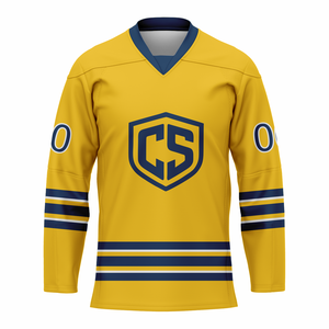 Service OEM, maillot de hockey sur glace professionnel en polyester, broderie personnalisée, impression numérique, fabrication sur mesure, séchage rapide - Product Image 1