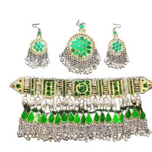 OEM Service Personalized <b>Top</b> Trending Afghan Necklace Sets With Earrings Affordable Price Afghani Jewellery for Girls & Women - Product Image 1
