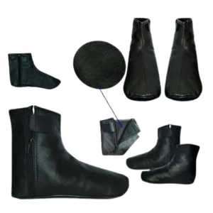 Calcetines Impermeables de Cuero Genuino para Hombre, Calzado Islámico para Oración Khuff Wudu, Calcetines Islámicos de Cuero Vacuno Genuino de Primera Calidad - Product Image 1