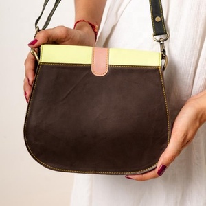 Gran oferta, bolso de mano con entramado de diamantes de un solo mango Vintage de cuero genuino para mujer, vestido bohemio inspirado en bolso con flecos de invierno - Product Image 4