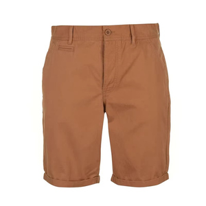 Shorts de sport en coton kaki de qualité supérieure, unisexe, respirants, pour la remise en forme et l'entraînement |   Shorts en twill décontractés personnalisés pour la musculation - Product Image 3