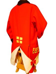 Red Historical Style <b>Men's</b> <b>Coat</b> Double Breasted Woolen Overcoat Plus Size Uniform American Reproduction Revolutionary <b>Coats</b> - Product Image 5