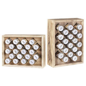 Best Quality Wooden Kitchen Storage Rack for <b>Spice</b> <b>Jars</b> Condiments Herbs and Everyday Cooking Essentials Available For Sale - Product Image 3