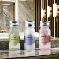 Meilleur ensemble d'articles de toilette pour hôtel, articles de luxe pour la salle de bain, shampooing léger, savon, kits dentaires et de rasage