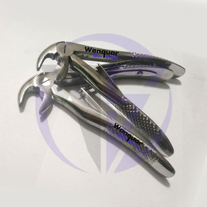 Pinzas Quirúrgicas Pediátricas Dentales # Instrumentos Dentales Wenquar de Acero Inoxidable para Extracción de Molares Primarios Inferiores - Product Image 3