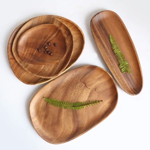 Hermosos juegos de vajilla de madera para bodas, platos de postre de madera de primera calidad al precio más bajo. - Product Image 2