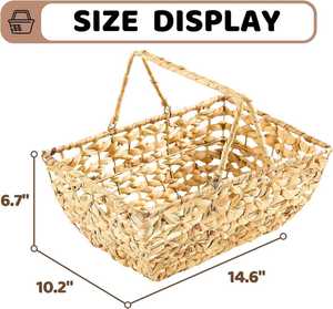 Nouvelle Arrivée Paniers Tressés Vintage en Osier et Jonc de Mer du Vietnam – Boîtes et Bacs de Rangement, Porte-vêtements au Design Spécial - Product Image 5