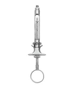 Jeringa de Aspiración Dental de 1.2 ml, Tipo EU/AM, Acero Inoxidable, Jeringa de Anestesia Local Reutilizable y Autoclavable, Cartucho Dental - Product Image 1
