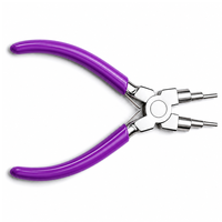 Pince à boucles multi-étapes en acier inoxydable de haute qualité pour la fabrication de bijoux, outil de formage de boucles, pince à bec pour le wrapping de fils DIY