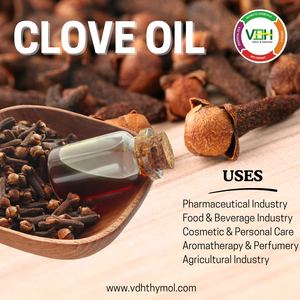 Fabricant et fournisseur en gros d'huile de clou de girofle en Inde |   Huile essentielle de clou de girofle pure pour l'arôme alimentaire, les parfums, les cosmétiques et les soins personnels - Product Image 1