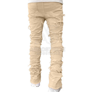Pantalones de Lona Ligera de Primera Calidad, 100% Algodón, Tela Suave y Elástica, Ajuste Cómodo para Moda Casual Urbana - Product Image 2