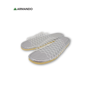 Pantuflas de malla tradicionales en stock, con etiqueta privada, logotipo personalizado, ligeras, para interiores, proveedor mayorista - Product Image 4