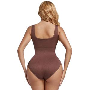 Faja Moldeadora de Cintura para Mujer, Sin Costuras, Suave, Transpirable, Cuello Cuadrado, Ajustada al Cuerpo - Product Image 4