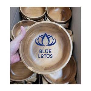 EN ALTA DEMANDA 2026 Tazón de Madera Artesanal para Ensaladas, Mezclar Alimentos y Exhibir Comida en la Mesa - Product Image 1