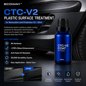 CTC-V2 9H UV Resistant <b>Plastic</b> Restorer Ceramic Coating 30ml with 20000 Scrub Cycles Endurance for Long-Lasting Trim Care - Product Image 1