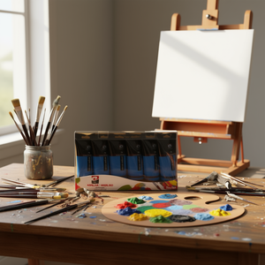 Pittura Acrilica Blu Premium, Colori Acrilici di Alta Qualità - Product Image 2