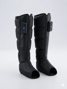 Botas de Masaje de Compresión de Aire de 5 Cámaras para Pies y Piernas, con Vibración y Calor para la Circulación Sanguínea y Alivio Muscular, Fabricante OEM - Product Image 6