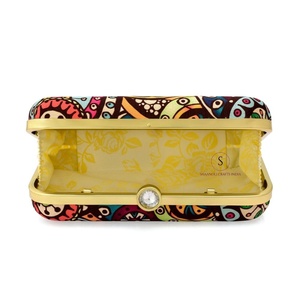 Nouvel Arrivage Pochette de Soirée Sagun de Créateur, Motif Paon, Élégante, pour Femme, Cadeau de Mariage et de Remerciement Sagun - Product Image 3