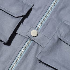 Chaqueta de trabajo de lona personalizada con forro de franela informal de invierno, ropa de trabajo transpirable, chaquetas de lona, chaqueta de trabajo holgada de piel - Product Image 4