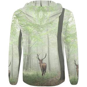 เสื้อฮู้ดดี้คุณภาพสูง โพลีเอสเตอร์ 100% สำหรับงานซับลิเมชั่น สั่งทำได้ ขายส่ง เสื้อฮู้ดดี้ขนแกะสำหรับฤดูหนาว ลายพื้นเรียบ พิมพ์ลายซับลิเมชั่น - Product Image 3