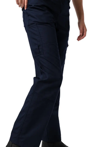Pantalon cargo de travail pour femme, taille mi-haute, hiver, avec poches, matière confortable et respirante, fabriqué en polycoton - Product Image 4