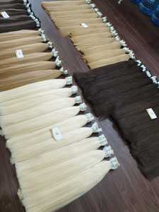 Vente d'usine de 100% cheveux humains Remy Indian Temple Blonde #60 Prix de gros Livraison gratuite pour les commandes de 100kg Offre à durée limitée - Product Image 6