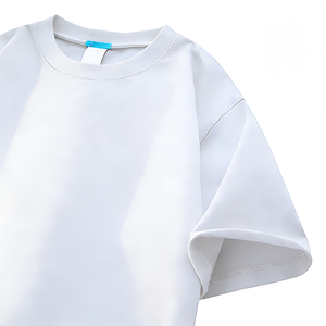 เสื้อยืดคอกลมโอเวอร์ไซส์ผู้ชาย ผ้าฝ้าย 100% หนัก 260 กรัม พิมพ์ลายสีสันแบบ Color Block สไตล์ Urban Wear ทรงคลาสสิค ซักแล้วไม่หด - Product Image 4