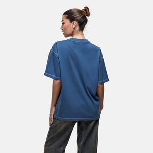 Nouveaux T-shirts décontractés pour femmes avec imprimés et patchs, respirants, coupe ajustée, manches courtes, pour l'été, en polyester/coton - Product Image 6