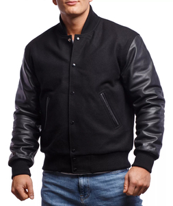 Chaqueta Letterman Premium para Hombre, Color Personalizado, Estilo Varsity, Béisbol, Bomber, Ropa Urbana, Moda, Prenda Exterior, OEM - Product Image 3