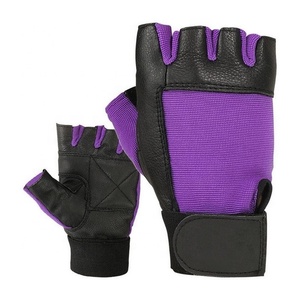 Gants de musculation en cuir personnalisés de haute qualité - Product Image 1