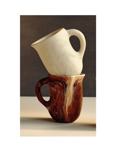 Resin Pitcher & Tankard Wholesale & <b>Kettles</b> Resin Jug Orange Color Lightweight Handmade Handicrafts Resin Drink Ware Jug - Product Image 2