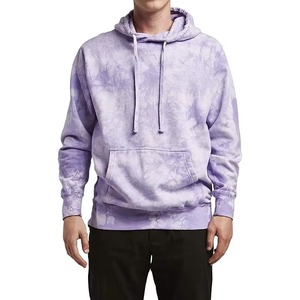 Sweat-shirts d'hiver personnalisés imprimés tie-dye, séchage rapide, respirants, couleur unie, taille personnalisée, streetwear tendance, 100% coton - Product Image 3