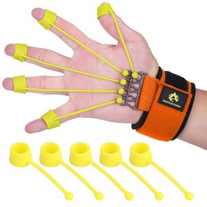 Athletes Musicians Hand Grip Strength Trainer Finger Exerciser Resistance Band for <b>Physical</b> Therapy - Product Image 5