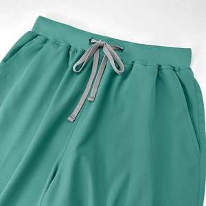 Women Fashion Medical <b>Scrubs</b> <b>Set</b> Soft Stretchy Spandex Jogger Nurse Hospital Uniform Breathable Tops - Product Image 5