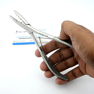 Outil de sertissage d'extension de cheveux de qualité de marque 2 trous Micro Link Bead Remover pince à sertir outil d'installation de microbilles sans couture - Product Image 5