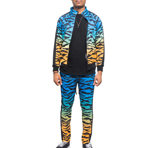 Conjunto Deportivo Personalizado de Invierno, Estilo Urbano, Lavado Ácido, con Bordado Desgastado, Sudadera con Capucha y Pantalones Deportivos para Hombre - Product Image 4