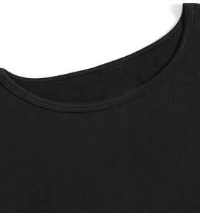 Women V Neck <b>Long</b> Sleeve <b>T</b> <b>Shirt</b> Slim Fit Casual <b>Black</b> 100% Polyester/Spandex/Cotton Knitted Breathable Heat Transfer Printing - Product Image 3