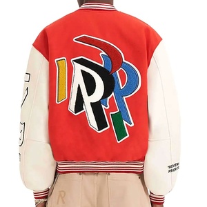 Chaqueta Bomber Varsity de Béisbol Personalizada para Hombre, de Lana de Alta Calidad, Ecológica, con Bordado, Servicio OEM, para Invierno - Product Image 4